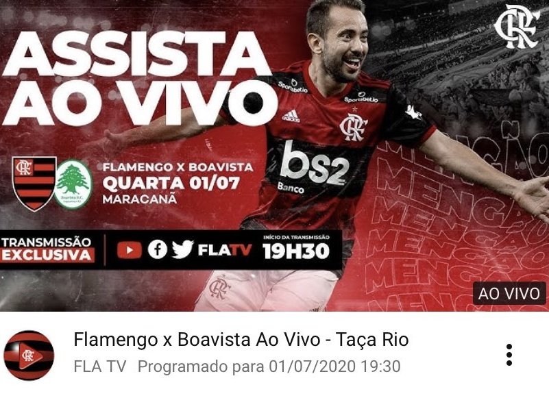 FLAMENGO VENCE A GLOBO! FLA TV VAI TRANSMITIR JOGO AO VIVO COM IMAGENS - FLA  X BOA VISTA 